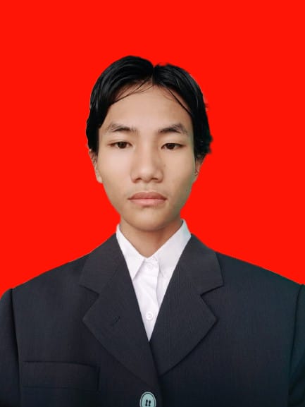 Profile picture of Azis Maulana in a suit with a red background